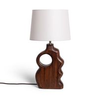 lampara de mesa madera hunar v iluzzia natural