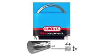 Elvedes gear cable 2250 7x7 stainless slick 1 1 with head n 4x4