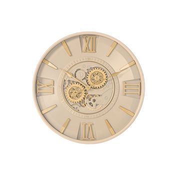 Reloj Pared Hierro Cristal 60x8x60 Movimiento