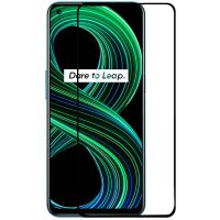 cool protector cristal templado 3d negro para realme 8 5g