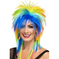 peluca de fantasia para adultos con estilos retro - proud punky
