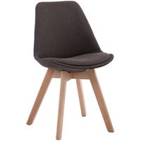 silla de comedor borneo v2 en tela gris oscuro 55x48x84 cm clp