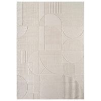alfombra moderna sumo crema 200x290 cm