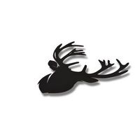 iluminacion led decorativa deer 2 rosa 25x30 cm