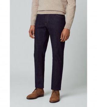 Hackett London para hombre. HM212528 Jeans Rinse azul (34/32), Casual, Algodón, Denim