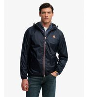 superdry para hombre m5012330a cortavientos essential tri azul marino s outdoor poliester reciclado