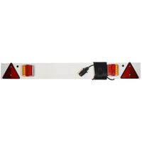 4 foot trailer board with 5 metre cable  reflective triangle lamps