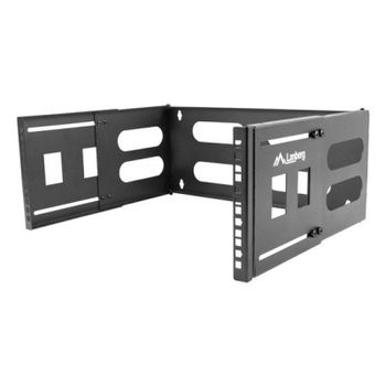 Estructura de rack Lanberg FB01-5404-10B Pared 4U Negro Acero 19