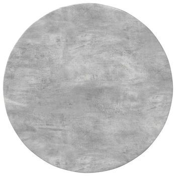 Encimera Gris Hormigón Ø 80 X 1,5 Cm Madera De Ingeniería Vidaxl