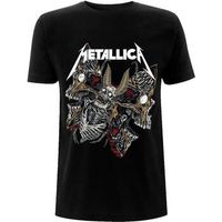metallica camiseta manga larga ro250 para hombre