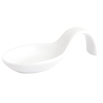 Set 6 cucharas aperitivo porcelana 10 cm