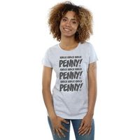 the big bang theory camiseta knock knock penny para mujer