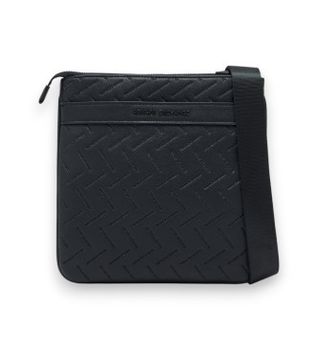 A|X Armani Exchange para hombre. XM002597AF22652UC001 Bandolera Sleek negro (OSFA), Casual, Poliuretano