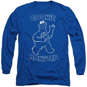 Sesame Street Camiseta manga larga Simple Cookie para mujer