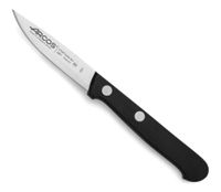 cuchillo mondador de acero inoxidable nitrum 75 mm mango negro