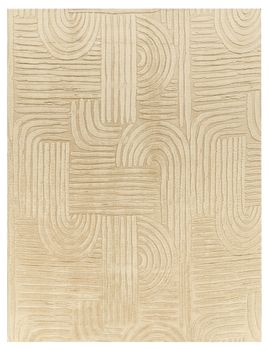 Alfombra de piel Lelystar beige 80x150 cm