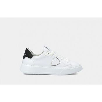 Philippe Model Deportivas Moda BTLD V010 -TEMPLE-VEAU BLANC NOIR para mujer