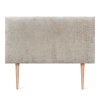 dhome cabecero de lana natural 110x115cm con patas camas 105110 - beige