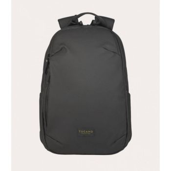 Mochila Tucano Laser Negra 16 pulgadas tirante para hombro resistente agua