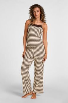 Hunkemöller Conjunto de Pijama con Encaje Marrón