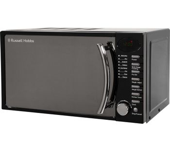 RHM1714BC Compact Solo Microwave - Black, Black