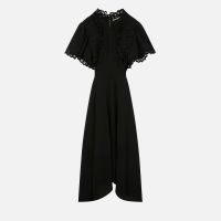 marant etoile elidia crepe midi dress - uk 8