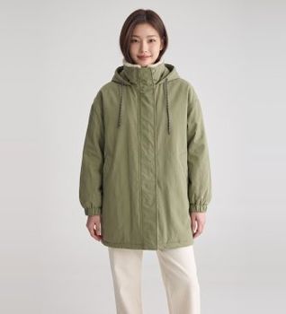 Bellerose para mujer. BW262518 P1722 Abrigo Jade62 verde verde (XS), Casual, Algodón