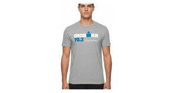 Camiseta de manga corta ironman 70 3 jonkoping gris para hombre