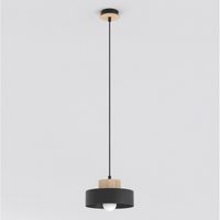 lampara colgante laba s negro