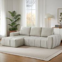 sofa rinconero - mueble para salon - pana - beige