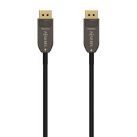 aisens cable displayport aoc v14 8k60hz 4k120hz 444 324gbps dpm-dpm negro 10m
