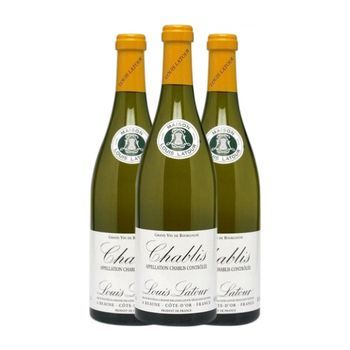 Louis Latour Vino Blanco Chablis Media Botella 37 Cl 13% Vol. (pack De 3 Unidades)