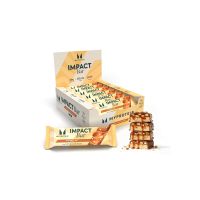 barrita impact protein - 12 x 64g - caramelo y nuez