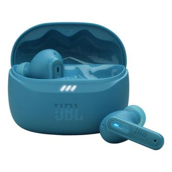 Auriculares JBL Tune Beam 2 inalámbricos Bluetooth con cancelación adaptativa de ruido y protección IP54 turquesa