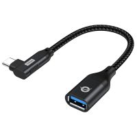 conceptronic abby19b ataptador otg usb-c en angulo de 90 a usb 32 gen 2 10gbps negro