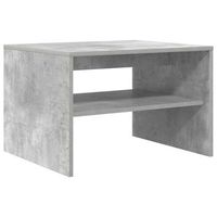 mesa de cafe - mesa de centro - mesa baja gris concreto 60 x 50 x 40 cm madera de ingenieria