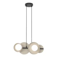 lampara colgante aurevo moka 4 luces