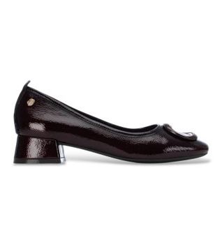 Carmela para mujer. 16436303-BURDEOS Bailarinas de Piel 164363 burdeos (41), Rojo, 3 a 5cm, Ninguno, Casual, Clásico, Charol