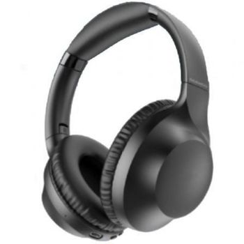 Auriculares Daewoo inalámbricos Bluetooth 5.3 con micrófono, modo Bass y 50h de autonomía negros