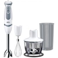 braun minipimer 5 vario mq5235wh batidora de mano 1000w blanca