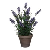 planta artificial lavender azul  h33xb20xl20cm