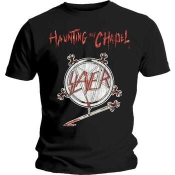 Slayer Camiseta manga larga Haunting The Chapel para hombre