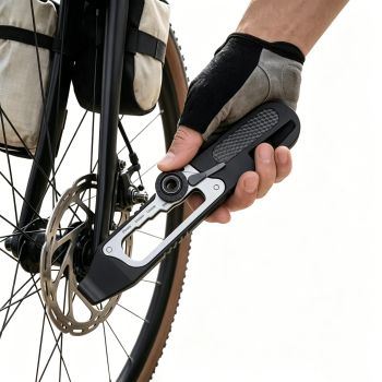 Juego de herramientas de reparación de bicicletas XANES Ratchet, juego multifuncional de palancas para neumáticos con ga