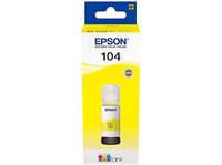 botella de tinta - epson 104 ecotank comptatible con et-2865  et-2876 et-1810 65 ml amarillo