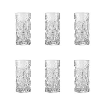 Juego de 6 vasos altos vidrio 50 cl
