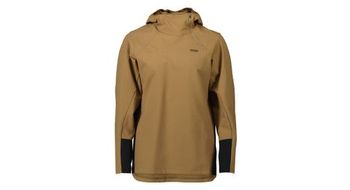 Chaqueta con capucha poc mantle thermal jasper marron mujer