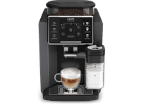 cafetera superautomatica - krups sensation milk ea912b 15 bar 1450 w 17 l 6 modos 2 tazas deposito de leche 03 tactil gris