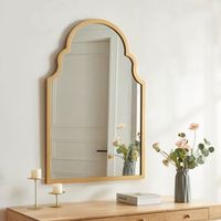 espejo de pared hameenkyro diseno atractivo mdf 90x60cm - doraco encasa
