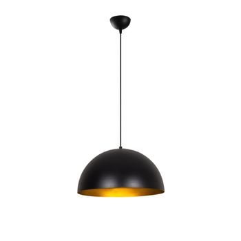 Lámpara De Techo Sivani-mr-722 Oro Negro Hierro Diámetro 40x116 Cm