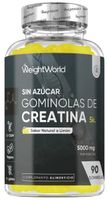 weightworld gominolas de creatina sin azucar sabor limon 5000mg 90 uds
